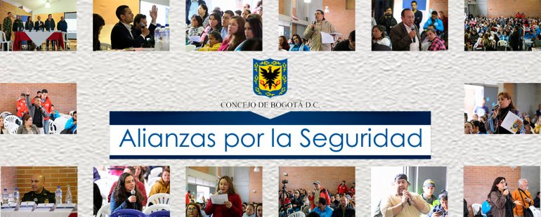 <p>Concejo de Bogotá adelanta Primera Alianza por la Seguridad en Bogotá</p>