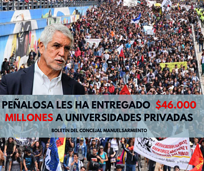<p>Peñalosa les ha entregado $46.000 millones de pesos a universidades privadas</p>