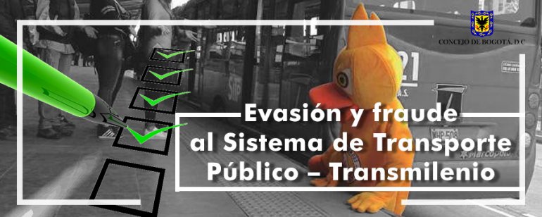 <p>Aprobado, proyecto de Acuerdo que busca crear el registro único Distrital de evasores del Sistema Integrado de Transporte público en Bogotá. </p>