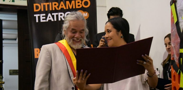 <p>Fundación Ditirambo Teatro, ejemplo en el arte escénico en Bogotá</p>