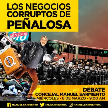 <p>Los negocios corruptos de Peñalosa a debate en el Concejo de Bogotá</p>