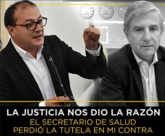 Ganó la libertad de expresión: fallido el intento del Secretario de Salud por silenciar al concejal Manuel Sarmiento