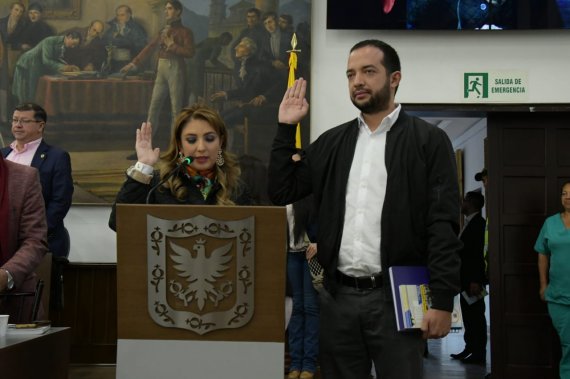 <p>Carlos Gabriel Camacho asume su curul en el Concejo de Bogotá por el Centro Democrático</p>