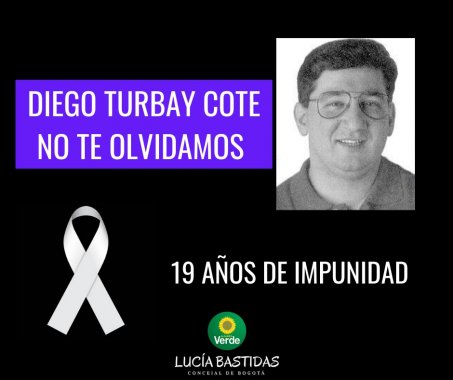 <p>Diego Turbay, eternamente estarás en nuestra memoria</p>