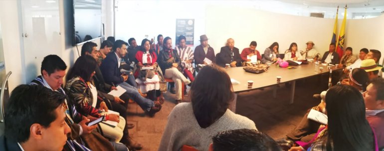 <p>Ati Quigua atiende el llamado de las autoridades indígenas de Bogotá</p>