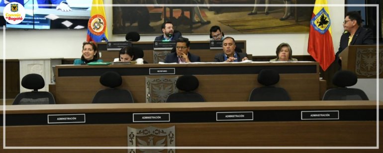<p>Concejo de Bogotá somete a consideración de la Plenaria la aprobación del proyecto de resolución 