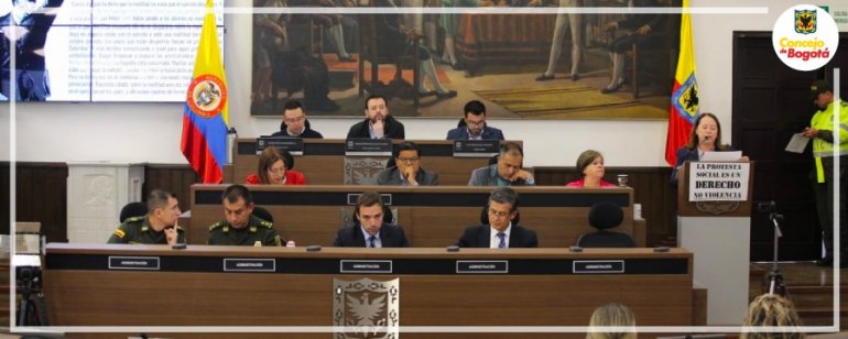 <p>Concejo de Bogotá realizó debate de control político sobre abusos de autoridad del ESMAD durante las movilizaciones en Bogotá</p>