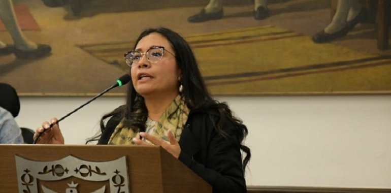<p>Concejo de Bogotá designa como Contralora Encargada a la doctora María Anayme Barón Durán</p>