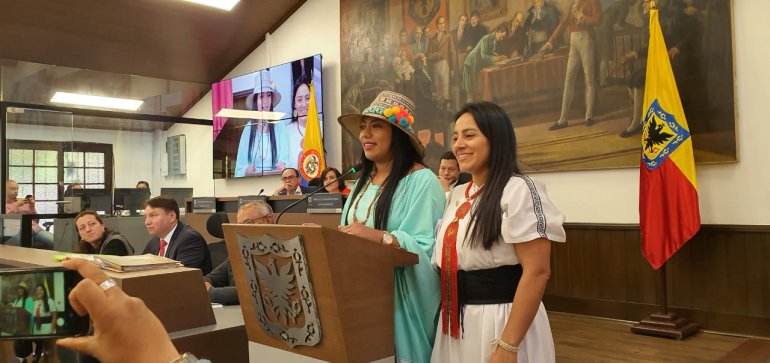 <p>Concejala Ati Quigua rechazó ataques a directivos nacionales del Movimiento Alternativo, Indigena y Social - Mais.  </p>