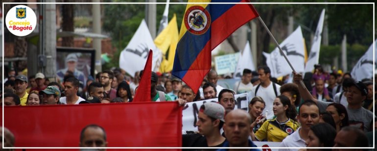 <p>Concejo de Bogotá ejerce control político sobre abusos de autoridad durante las movilizaciones en Bogotá y ESMAD, en su primera sesión virtual</p>