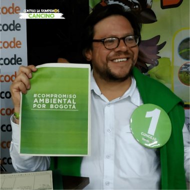 <p>“Honramos compromiso ambiental con Bogotá”, dice Diego Cancino</p>