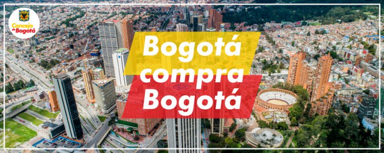 <p>El proyecto “Bogotá compra Bogotá” que busca incentivar la economía local y la marca de ciudad, está a un paso de convertirse en acuerdo de la ciudad</p>