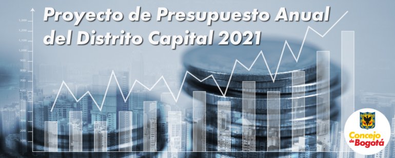 <p>Proyecto de presupuesto anual del Distrito Capital 2021</p>
