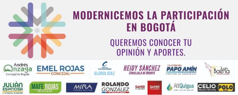 <p>Modernicemos la Participación en Bogotá</p>