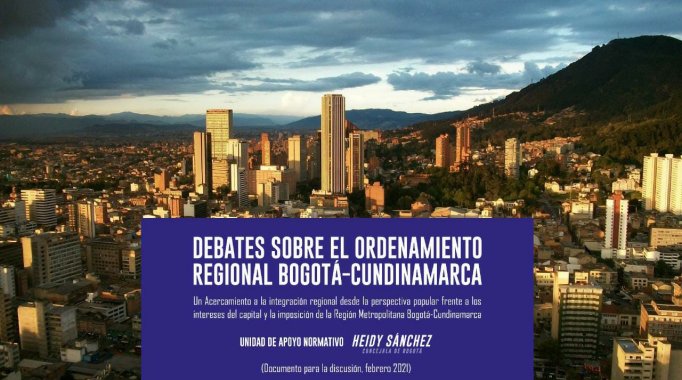 <p>Debates sobre el ordenamiento regional Bogotá-Cundinamarca</p>