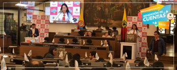 En Audiencia Pública, el Concejo de Bogotá rindió cuentas de su gestión a la ciudadanía