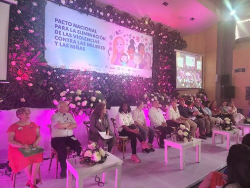 <p>La Honorable Concejala Ati Quigua participó como invitada en el Pacto para la eliminación de Violencia contra las Mujeres y Niñas</p>