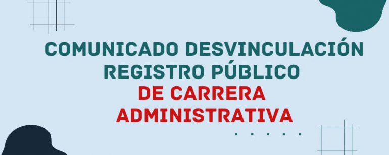 <p>Desvinculación Registro Público de Carrera Administrativa Diego Andrés LemusRodríguez</p>