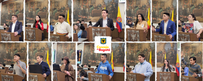 <p>Luego de 4 años, volvieron a sesionar el Concejo de Bogotá y los consejeros distritales de la juventud </p>
