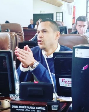 <p>Concejal Daniel Palacios se muestra en desacuerdo frente a información de Concejo Cómo Vamos sobre permanencia en plenarias del Concejo de Bogotá</p>