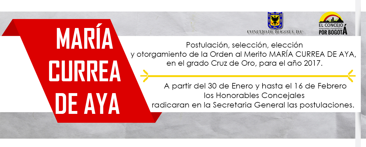 Imagen informativa de la Orden al Mérito María Currea de Aya, en el Grado Cruz de Oro. Enlace para mas informcion