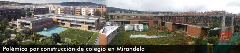 <p>Polémica por construcción de colegio en Mirandela   </p>