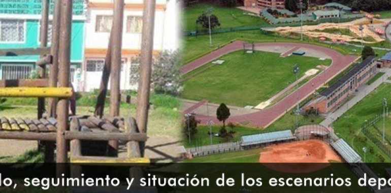 <p>Parques vecinales y de bolsillo, seguimiento y situación de los escenarios deportivos y culturales en Bogotá</p>