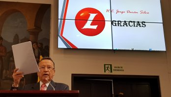 H.C. Jorge Duran Silva manifiesta su voto negativo al cupo de endeudamiento.