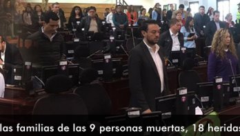 Concejo de Bogotá se solidariza con las familias de las 9 víctimas mortales, 18 heridos y 1 menor desaparecido en Nariño.