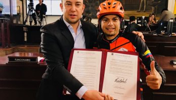 Pasa a manos del Alcalde Mayor la Sanción de una Política Pública de la bici en Bogotá.