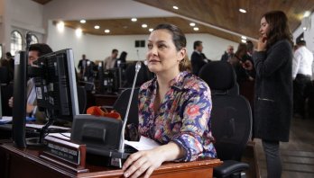 Desde la Bancada del Centro Democrático votaremos NO al proyecto de contribución para realizar un alza a las tarifas de los parqueaderos: Angela Garzón