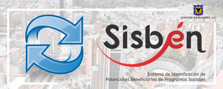<p>En trámite, actualización del Sisben en Bogotá.</p>