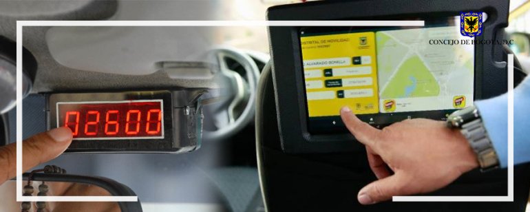 <p>Concejo Distrital evalúa implementación de las tabletas inteligentes para los taxistas en Bogotá.</p>