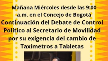 Insistiré en renuncia del Secretario de Movilidad: Concejal Roger José Carrillo Campo