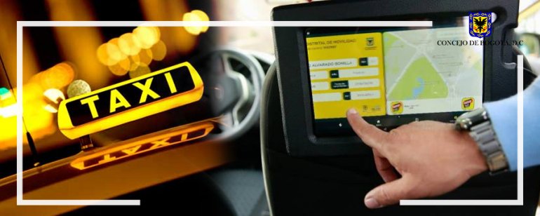 <p>Concejo evalúa viabilidad sobre la implementación de las tabletas tecnológicas en los taxis de Bogotá</p>