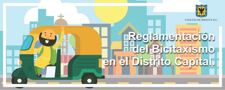 <p>Concejo Distrital evalúa reglamentación del Bicitaxismo en Bogotá</p>