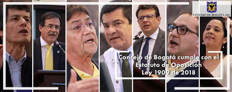 <p>Concejo de Bogotá, pionero en implementar la Ley de Oposición en el país </p>