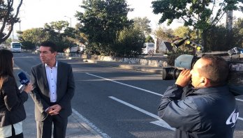 Arrancó Plan piloto del carril preferencial para rutas escolares en la calle 80