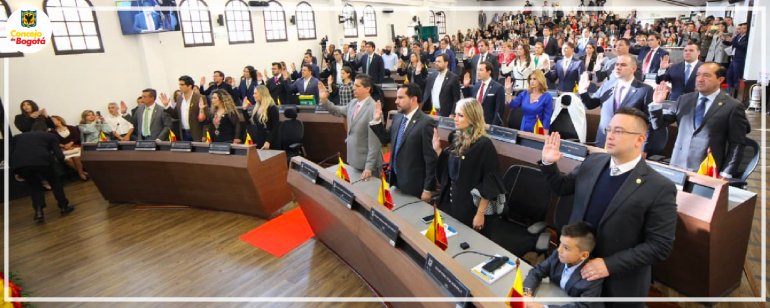 <p>Se posesionan Concejales de Bogotá para periodo constitucional 2020-2023</p>