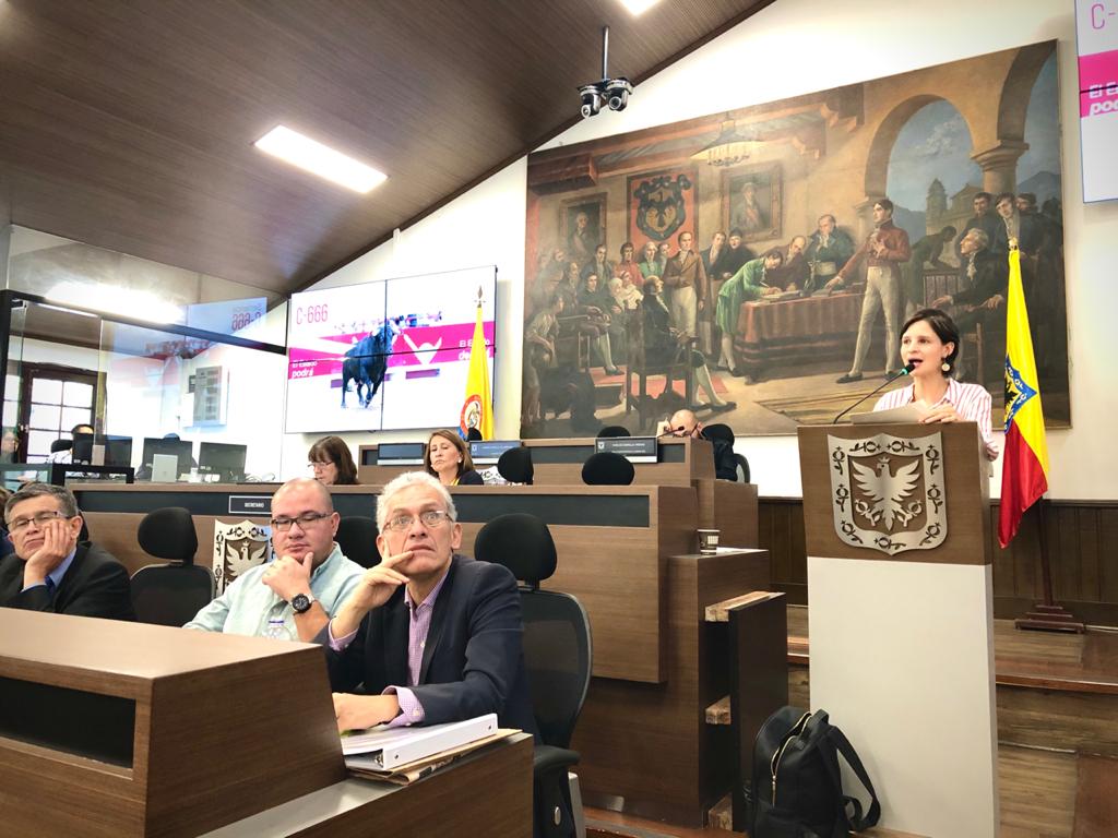 vista sesion en recinto los comuneros