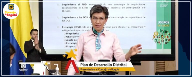 <p>El día de hoy, la Comisión Primera del Plan de Desarrollo y Ordenamiento Territorial dio inicio formal a la discusión del Plan Distrital de Desarrollo 2020-2024 “Un Nuevo Contrato Social y Ambiental para la Bogotá del siglo XXI”</p>
