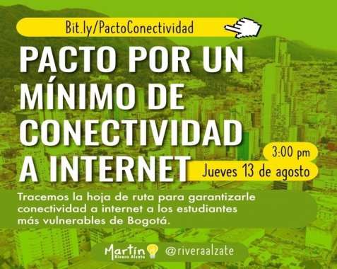 <p>Pacto Distrital: por un mínimo de conectividad a internet para estudiantes vulnerables</p>