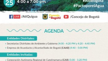Primera sesión de la comisión accidental Ordenamiento y Gestión del Río Bogotá