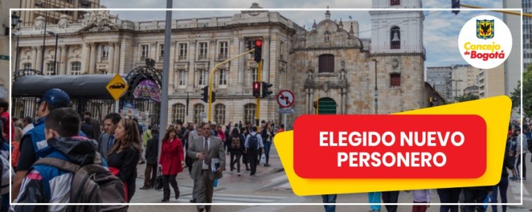 <p>Sesión plenaria eligió al nuevo Personero de Bogotá</p>