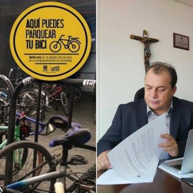 <p>Alcaldesa Claudia López sancionó proyecto, de autoría del concejal Rubén Torrado, para que haya más biciparqueaderos gratis</p>