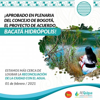 <p>Bacatá Hidrópolis, la reconciliación con el agua en Bogotá</p>