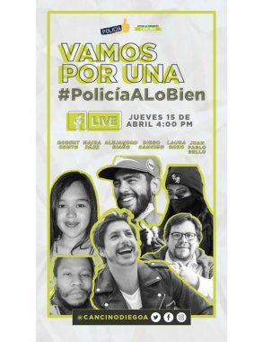 <p>Diego Cancino, concejal de Bogotá está convocando hoy a las 4 de la tarde el evento ¡Vamos por una policía a lo bien!</p>