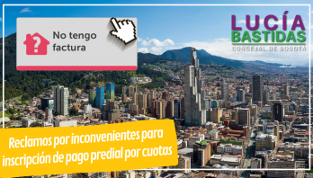 Nuevos inconvenientes para pago de predial por cuotas en Bogotá