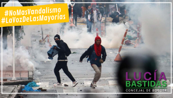 Protestas fuera de control en Bogotá