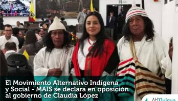 La concejala Ati Quigua, vocera de la bancada del Movimiento Alternativo Indígena y Social – MAIS en el Concejo de Bogotá, se declara en oposición al Gobierno de Claudia López
